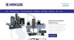 Desktop Screenshot of hankookamerica.com